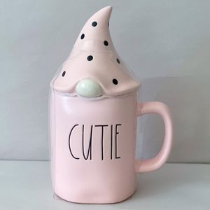 RAE DUNN Valentine's Day Cutie Gnome Mug NWT